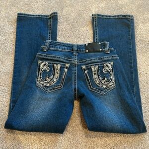 Wired Heart Girls Western Jeans